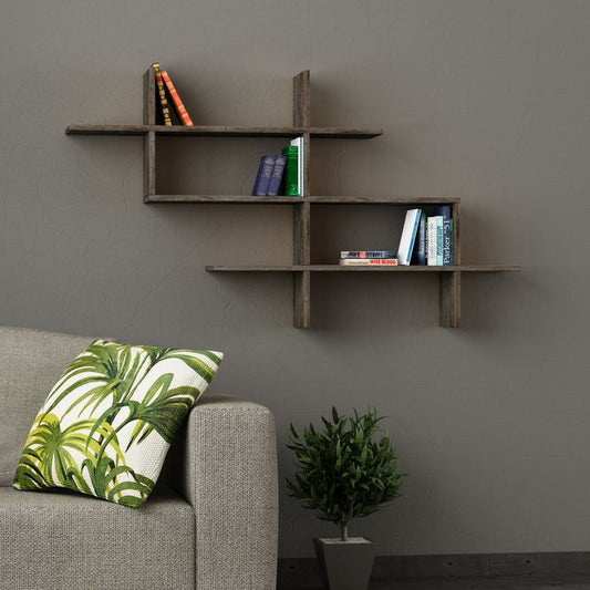 Wooden wall shelve for decor