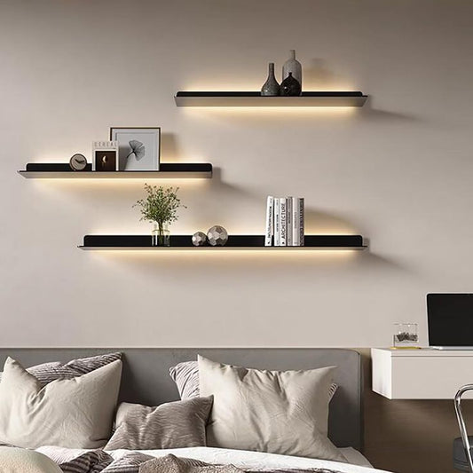 LED shelves for wall decoration