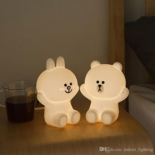 cartoon bear night lights for decor